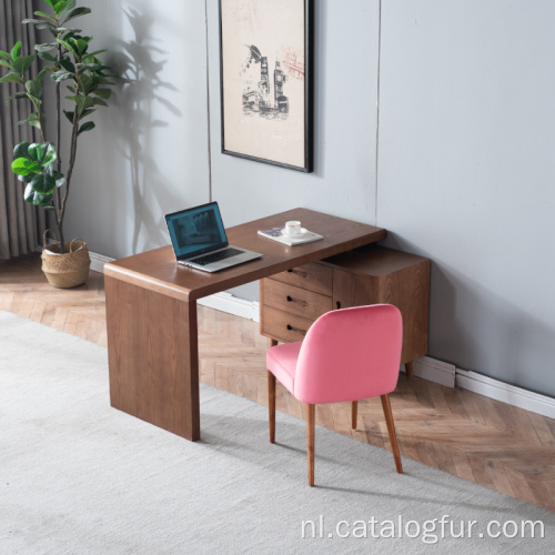 Nordic Moderne Thuis Computer Bureau Eenvoudige Slaapkamer Kantoor studie bureau Ergonomie Concave boogvormige ronde tafel hoek